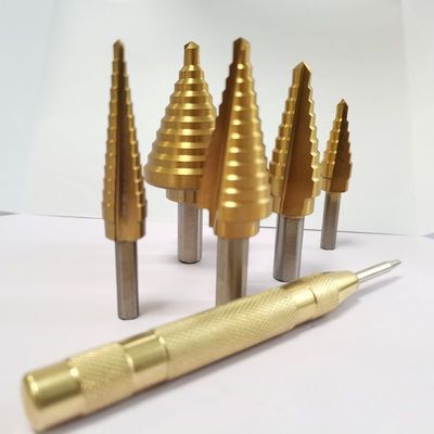 Le peu de perceuse enduit titanique multipas de HSS d'axe de sortilège de HSS4241 6Pcs rouille résistance