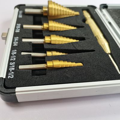 La nitrure titanique de 8 PCS HSS a enduit le peu en acier à grande vitesse d'étape