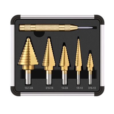 Le titane de la jambe 22mm de sortilège de 6PCS HSS4241 a enduit Diamond Core Drill Bits