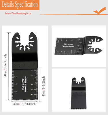 lame de oscillation de HCS dentelée par 32x40mm pour la coupe en plastique