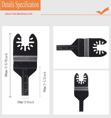 lames de scies de oscillation d'outil multi de libération rapide de 10x40mm HCS