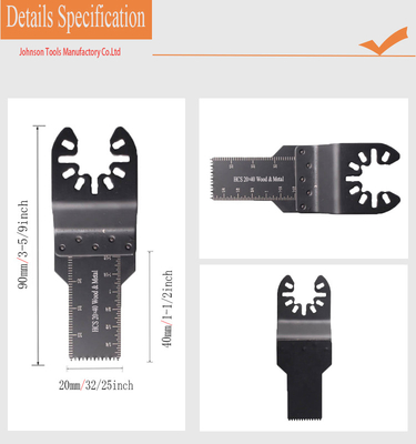 connexion multi de libération rapide de lames de scies de but de 20*40mm HCS