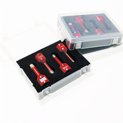 4 paquets 12mm Diamond Core Bits soudé par vide M14 pour la tuile avec la boîte en plastique