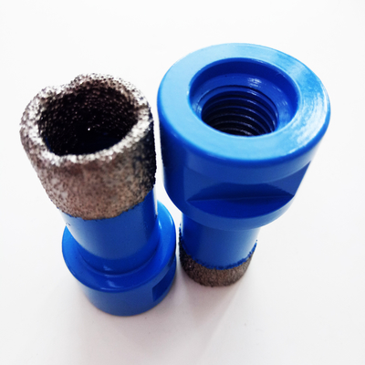 Foret de noyau brasé par vide de 20mm M14 pour la tuile avec la douille en plastique